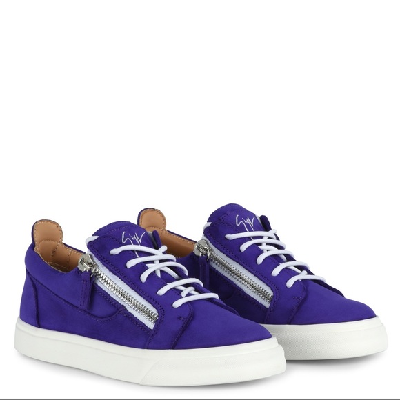 giuseppe zanotti • NEW • designer purple lowtops - Picture 3 of 5